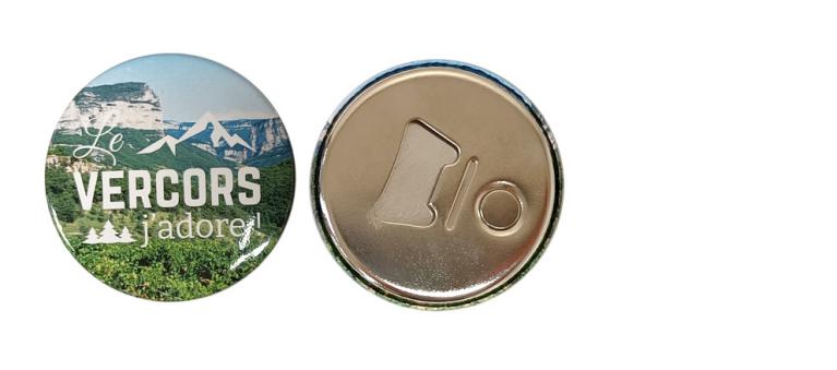 Badge décapsuleur