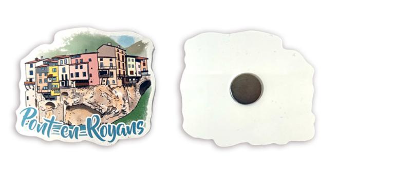 Badge magnet